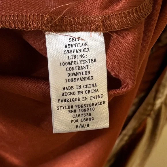 Windsor | Burnt Orange Tropical One Shoulder Cut Out Maxi Dress - Picture 9 of 10